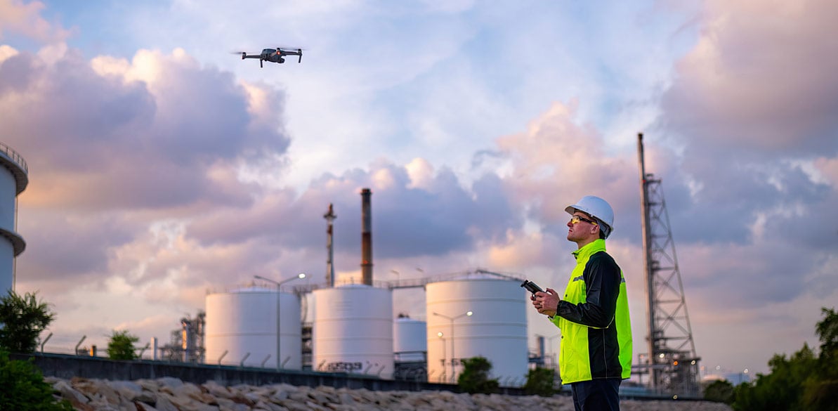 Drone Surveillance to Enhance Energy Site Security